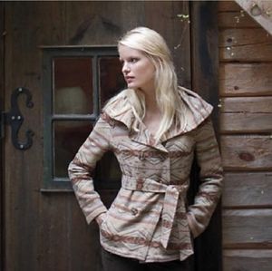 ANTHROPOLOGIE Daughters of the Liberation Woven Aztec Jacket